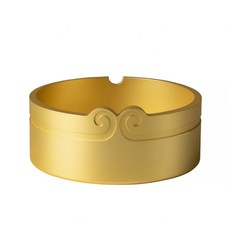 銅作TUMZUO 悟空之煙灰缸 真金鎏鍍 全黃銅手工打造 銅雕 菸灰缸 居家裝飾 收藏 送禮 擺設, 1個