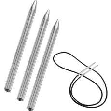 3Pcs 파라코드 끈 바늘 스테인리스 스틸 FID 550 도구 액세서리 DIY 팔찌 야구 글러브 가죽 신발 타입 III 낙하산 스티칭