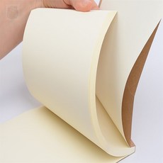 뜬구름디자인 크라프트지 무지노트 필기용노트북, 소