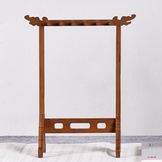 創意楠竹毛筆掛架 復古桌面收納擺件, 1個, 龍鳳楠竹筆掛
