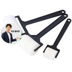 지금 필요한 3종세트 페인트 미술공예스펀지 스펀지 색칠 간편 롤러 브러시 K31872EA, 3종(1세트)