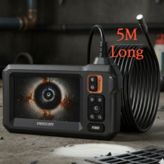 굿라이프 배관 내시경 카메라 5M 하수구 탐지, 1개