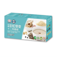 呷七碗生技 彩虹藜麥十二珍穀飲 無糖添加 即沖即食 25公克x20包/盒 健康沖泡飲品, 25g, 1個, 20個裝