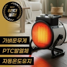 리웨이 업소용 PTC 온풍기 공업용 히터 전기 난방기, LWH-3009, 화이트
