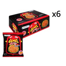 SIANTAR TOP GEMEL 辣味點心麵 小雞麵 6入禮盒裝, 420g, 6個