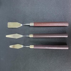 화방 미술 물감 혼합 유화 아크릴 스테인리스 스크래퍼 두께, 1개, 슬림대 DC002818