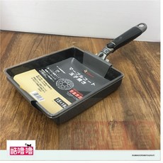 金太郎 輕量鑽石玉子燒雙面不沾鍋 18*15cm【小】 21*24cm【大】, 1個, 18*15 小