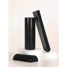 마사지 반원 반달폼 폼롤러 로드 하드 요가 스트레칭, 1개, 60cm 분홍색 EVA 중간 경도