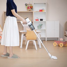 최신형 차이슨 무선 청소기 초경량 가성비 스틱 원룸, 화이트, 화이트