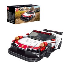 몰드킹 포르쉐 911 RSR 349PCS 스피드챔피언 케이스포함 호환블록 국내, 1개