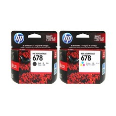 HP INK 678잉크 SET 블랙+컬러, 검정+컬러 SET, 1개