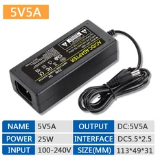 AC 110-240V DC 5V 9V 12V 18V 24V 36V 48V 3A 4A 5A 전원 어댑터 공급 충전기 Eu Us LED 조명 스트립, 01 CHINA, 03 유럽 ​​연합, 29 5V5A