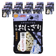 Onisi 尾西 便攜式飯糰海帶, 15個, 109g