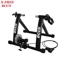 BCCN培林磁阻型線控訓練台 七段式 適用700C、26/ 29輪組 腳踏車公路車架練習台, 1個, 黑色