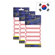 동화다 라벨 일반 견출지 스티커, 3개, 10개입, 90*20