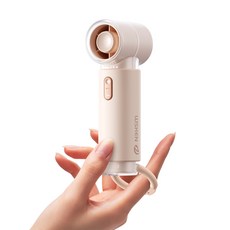 WSKEN 휴대용 미니 손선풍기 급속 냉각 에어컨 초강력 아웃도어 손풍기, 핑크