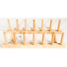 페어프렌즈 접시거치대 원목미니접시꽂이 원목접시꽂이, 우드색