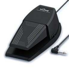 디지털 피아노용 범용 서스테인 페달 - 미끄럼 방지 실리콘 패드 기울어진 편안한 표면 및 극성 스위치가 있는 엑스트라 와이드 인체 공학적 디자인 (야마하 롤랜드 코그 카, 디지털 피아노용 범용 서스테인 페달 - 미끄럼 방지 실