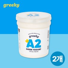 그리키 초지방목 A2우유로 만든 속편한 진짜 그릭요거트 900g, 2개, 450g