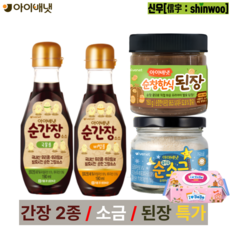 [아이배냇] 순간장 국물1+비빔1+소금1+된장1+물티슈 100매 증정 행사, 순간장 국물1개+비빔1개+소금1개+된장1개, 1세트