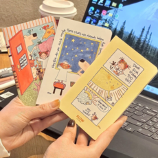 위캔바이 코코짱 아이디어노트 미니다이어리 일기장 세트, 3개