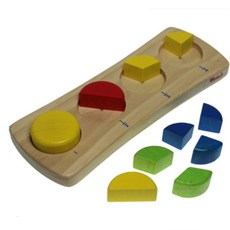 일상다많사 브알라 분수 퍼즐 판 유아원목교구 소근육 발달 친환경 완구 밸런스블록 블럭놀이 원목큐브
