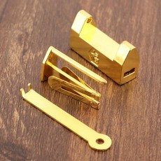 조각 31*17*10mm 골동품 잠금 골드 중국 스타일 오래 된 잠금 레트로 키 자물쇠 쥬얼리 나무 케이스 자물쇠 가방 서랍 잠금, 보여진 바와 같이, 하나, 1개