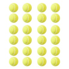 국민 테니스공 의자 발 커버 가구 발 커버 층간소음 및 바닥흠집 방지, 라임, 24개