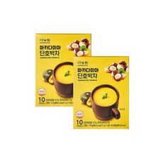 다농원 마카다미아 단호박차 10T X 2개 고소한맛 아침대용 따뜻한 차, 10개입, 17g