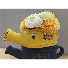 矮水壺容器 植栽擺設拍攝小品, 藍色, 1個
