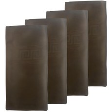 咖啡師亞麻毛巾, 棕色, 4個