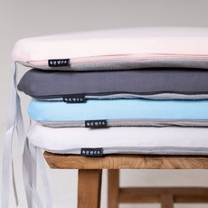 푹신연구소 메모리폼 방석 수험생방석 사무실방석, 40, 라이트그레이