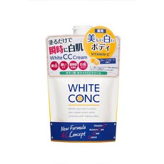 WHITE CONC 身體美白CC霜 藥用維他命C, 瞬效白肌, 200g, 1個