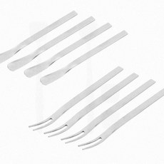 유아용 유식기 밥그릇 어린이집 아기 간식그릇 준비물 스푼, 티포크 4P