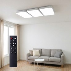 LED 심플슬림 리모컨 거실등 120W / 180W 삼성칩 플리커프리 국산 방등, 6_심플 슬림 거실등리모컨180W-화이트, 6500K