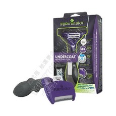 FURminator 神效專利去毛梳-短毛大型貓M/L號除毛神奇梳/寵物除廢毛/貓梳子/淞運泰總代理, 1個
