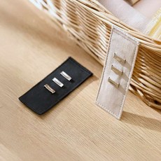 슬랙스 허리 조절 클립 사이즈 안맞는 버튼 요술 치마 연장, 04바지클립탭-진회색