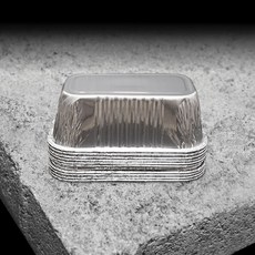 비즈쿡 은박 파운드컵 10개입, 1개, 15cm x 7.5cm x 4.5cm