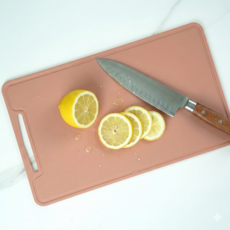 소노리떼 국산 실리콘 도마 파스텔 살균 열탕소독, 피치베이지, 1개