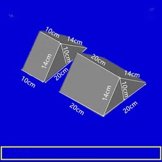 롱브릭벽돌 롱브릭타일 인테리어벽돌 치장벽돌 조적벽돌, 1. 스몰 트라이앵글