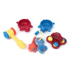 6개월 아기 선물 목욕 치발 장난감 세트 아기치발기 유아용 신생아치발기, 1개, 컬러믹스, 5가지