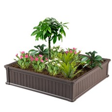 [에타홈] 캠선생 아웃탑 플라워가든AF 놀이터 볼풀장 플랜트 박스 옥상 정원 텃밭 대형 조립식 정원꾸미기 야채키우기, 1개