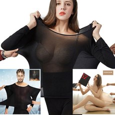 초경량 초박 핫이너웨어 남성 여성 내의 상하세트 슬림내의 남성내의 기모내의 여성내 겨울이너웨어 의 복