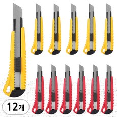 카터칼 대형 C타입, 12개, 혼합