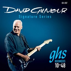 GHS 스트링 GB F 데이비드 길모어 시그니처 시리즈 니켈 도금 일렉트릭 기타 10 48, Blue Set (10 48), Pa of 10, 1개