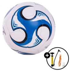 슈팅스타 축구공 5호 (볼펌프 보관그물망 포함), 1개, 블루 회오리 5호