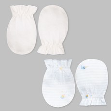 오가닉붐 유아용 베이비웨일 여름용 손싸개 2종 세트