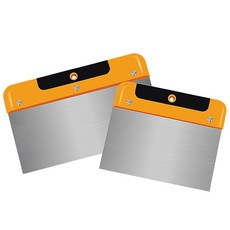 스테인레스 스틸 스크레이퍼 가정용 장식 용품 PP 플라스틱 손잡이 퍼티 나이프 채우기 수리 벽 청소용 4 인치 6 8 10 인치, 1개