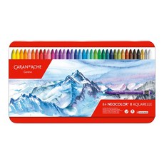 CARAN D'ACHE NEOCOLOR II 專家級水性蠟筆套組-84色, 1個