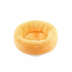 DIU 貓窩四季通用狗窩貓窩冬季保暖貓墊小貓咪窩幼貓貓窩寵物, 1個, 經典款毛絨窩【杏黃色】